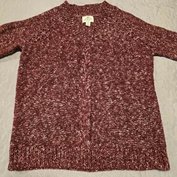 St. John's Bay Women's Cable Knit Sweater‎ - Size Petite Medium - Picture 4 of 10